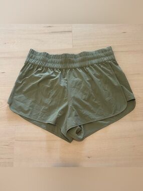 DSG Olive Athletic Running Shorts Large